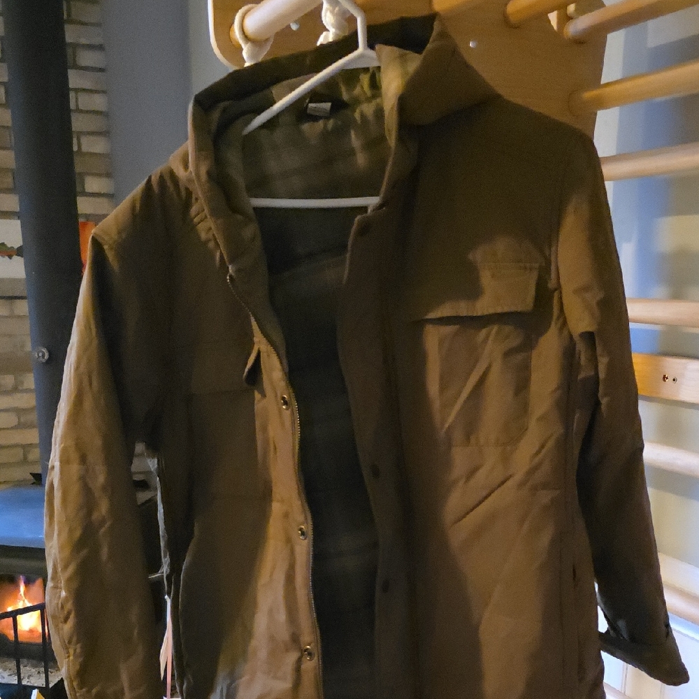 MEC Men's Olive Hooded Field Jacket